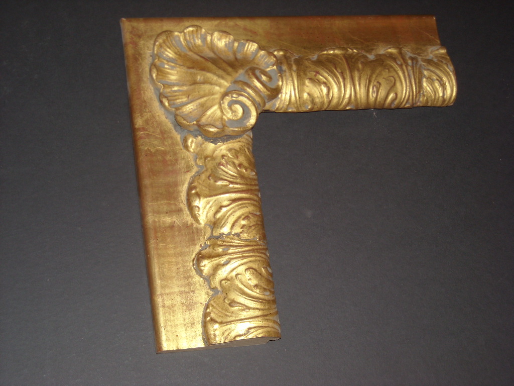 RP223    (4 inch)     custom 22K gold embellished ornate frame